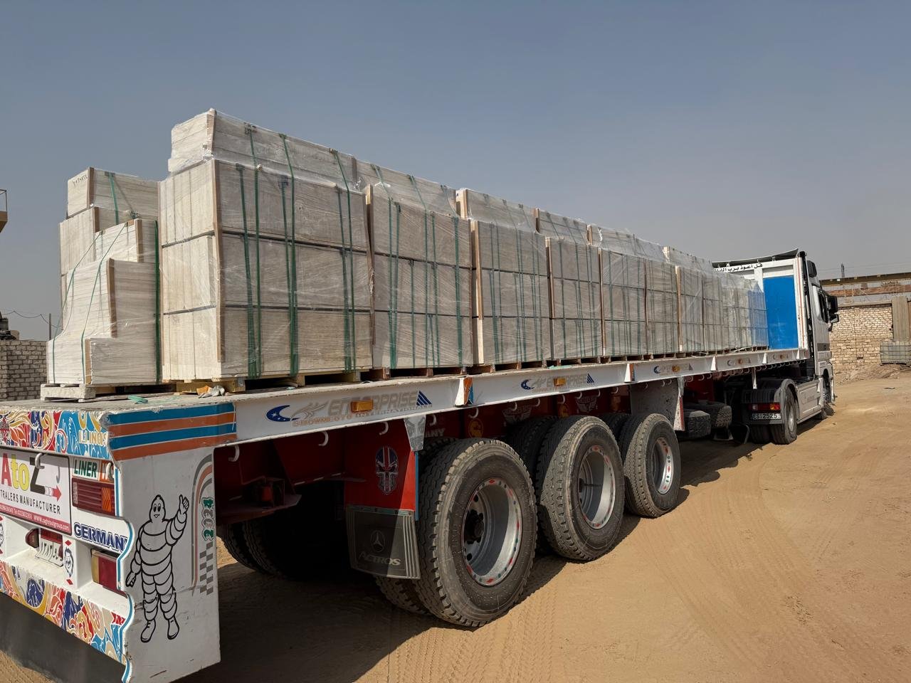 Marble export shipment