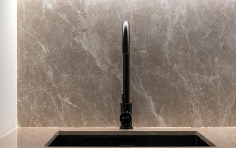 Galala marble used in a modern kitchen
