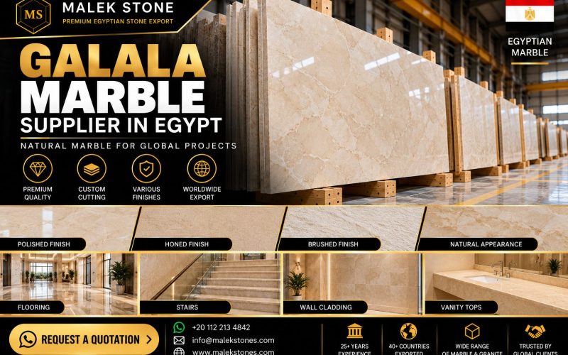Galala marble export by Malek Stone